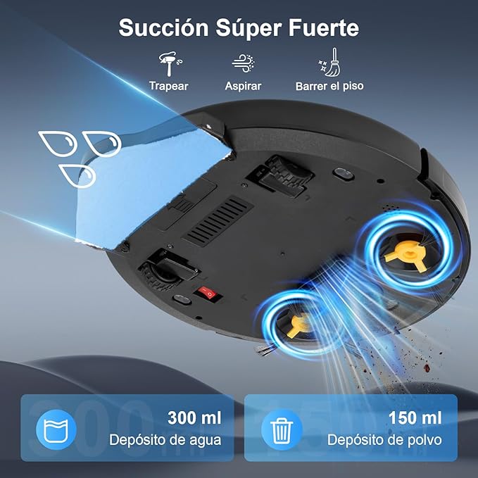 Aspiradora Robot Inteligente 3-en-1 Hub Uy