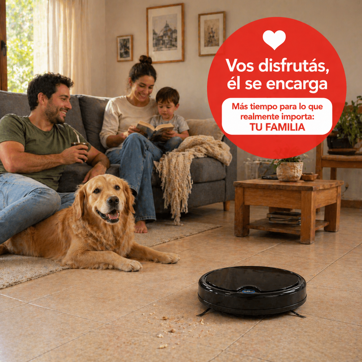 Aspiradora Robot Inteligente 3-en-1 Hub Uy