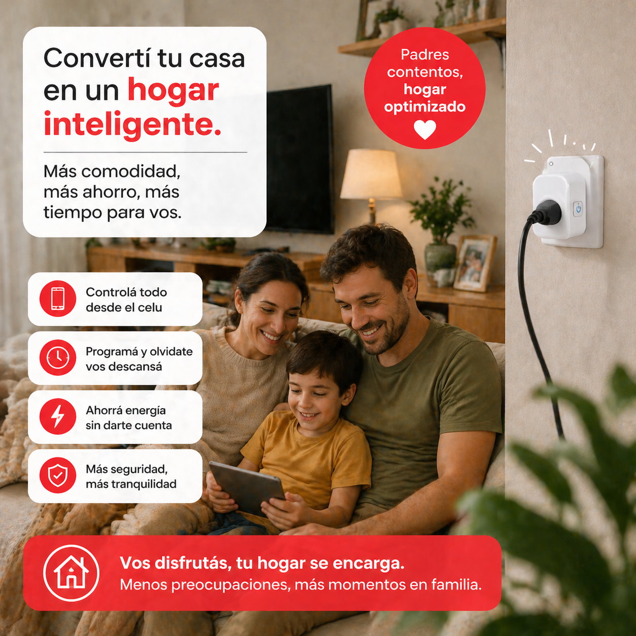 Enchufe Inteligente WI-FI Tuya 16A/20A