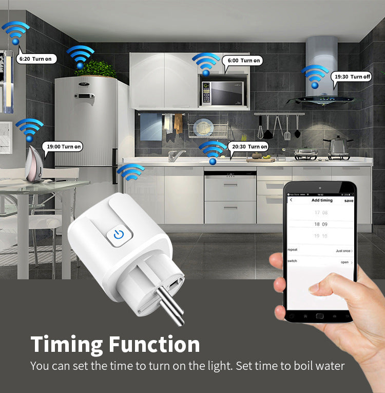 Enchufe Inteligente WI-FI Tuya 16A/20A